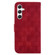 Samsung Galaxy S24 5G Double 8-shaped Embossed Leather Phone Case - Red