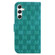 Samsung Galaxy S24 5G Double 8-shaped Embossed Leather Phone Case - Green