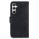 Samsung Galaxy S24 5G Little Tiger Embossed Leather Phone Case - Black