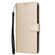 Samsung Galaxy S24 5G Multifunctional Horizontal Flip Leather Phone Case with Three Card Slot - Gold