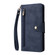 Samsung Galaxy S24 5G Rivet Buckle 9 Cards Three Fold Leather Phone Case - Blue