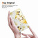 Samsung Galaxy S24 5G Crystal Texture Colored Drawing Leather Phone Case - Gold Butterfly Epiphyllum