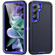 Samsung Galaxy S24 5G Life Waterproof Rugged Phone Case - Dark Blue + Royal Blue