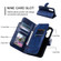 Samsung Galaxy S24 5G Tri-Fold 9-Card Wallets Leather Phone Case - Blue