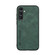 Samsung Galaxy S24 5G Skin Feel Magnetic Leather Back Phone Case - Green