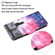 Samsung Galaxy S24 5G Colored Drawing Pattern Leather Phone Case - Star Sky Cat Samsung Galaxy S24 5G Colored Drawing Pattern Leather Phone Case - Star Sky Cat