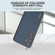 Samsung Galaxy S24 5G ABEEL Genuine Leather Luxury Black Edge Phone Case - Royal Blue