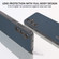 Samsung Galaxy S24 5G ABEEL Genuine Leather Luxury Black Edge Phone Case - Royal Blue
