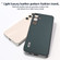 Samsung Galaxy S24 5G ABEEL Genuine Leather Elegant Black Edge Phone Case - Green
