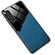 Samsung Galaxy S24 5G All-inclusive Leather Organic Glass Phone Case with Metal Iron Sheet - Blue