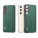 Samsung Galaxy S24 5G ABEEL Wood Texture PU Phone Case - Green