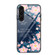 Samsung Galaxy S24 5G Colorful Painted Glass Phone Case - Flower