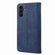 Samsung Galaxy S24 5G Skin Feel Splicing Leather Phone Case - Blue
