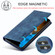 Samsung Galaxy S24 5G LC.IMEEKE Strong Magnetism Microfiber Leather Phone Case - Blue