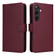 Samsung Galaxy S24 5G BETOPNICE BN-005 2 in 1 Detachable Imitate Genuine Leather Phone Case - Wine Red