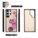 Samsung Galaxy S24 5G Flower Multi-functional Crossbody Zipper Wallet Leather Phone Case - Yellow