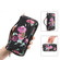 Samsung Galaxy S24 5G Flower Multi-functional Crossbody Zipper Wallet Leather Phone Case - Black