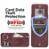 Samsung Galaxy S24 5G Retro Ring and Zipper RFID Card Slot Phone Case - Wine Red