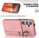 Samsung Galaxy S24 5G Retro Ring and Zipper RFID Card Slot Phone Case - Pink