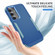 Samsung Galaxy S24 5G TPU + PC Shockproof Protective Phone Case - Royal Blue + Grey Green