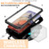 Samsung Galaxy S24 5G R-JUST Sliding Camera Life Waterproof Holder Phone Case - Black