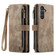 Samsung Galaxy S24 5G CaseMe C30 Multifunctional Card Slots Zipper Phone Leather Phone Case - Brown