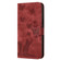 Samsung Galaxy S24 5G Butterfly Cat Embossing Flip Leather Phone Case - Red