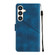 Samsung Galaxy S24 5G Skin-feel Embossed Leather Phone Case - Blue