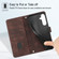 Samsung Galaxy S24 5G Skin-feel Embossed Leather Phone Case - Brown