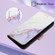Samsung Galaxy S24 5G PT003 Marble Pattern Flip Leather Phone Case - White Purple