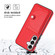 Samsung Galaxy S24 5G Shockproof Leather Phone Case with Card Holder - Red