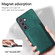 Samsung Galaxy S24 5G Retro Leather Card Bag Magnetic Phone Case - Green