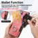 Samsung Galaxy S24 5G Retro Skin-feel Ring Card Wallet Phone Case - Pink
