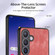 Samsung Galaxy S24 5G Retro Skin-feel Ring Card Wallet Phone Case - Pink