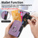 Samsung Galaxy S24 5G Retro Skin-feel Ring Card Wallet Phone Case - Purple