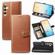 Samsung Galaxy S24 5G Retro Solid Color Buckle Leather Phone Case - Brown