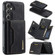 Samsung Galaxy S24 5G DG.MING M2 Series 3-Fold Multi Card Bag + Magnetic Phone Case - Black