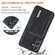 Samsung Galaxy S24 5G DG.MING M2 Series 3-Fold Multi Card Bag + Magnetic Phone Case - Black