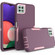 Boost Mobile Celero 5G 2 in 1 Magnetic PC + TPU Phone Case - Purple Red+Pink