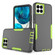Boost Mobile Celero 5G+ 2 in 1 Magnetic PC + TPU Phone Case - Gray+Fluorescent Green