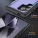 Samsung Galaxy S24 Ultra 5G 3 in 1 Flip Holder Phone Case - Light Purple
