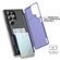 Samsung Galaxy S24 Ultra 5G 3 in 1 Flip Holder Phone Case - Light Purple