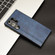 Samsung Galaxy S24 Ultra 5G Cow Pattern Sewing Back Cover Phone Case - Blue