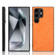 Samsung Galaxy S24 Ultra 5G Cow Pattern Sewing Back Cover Phone Case - Orange
