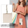 Samsung Galaxy S24 Ultra 5G Crossbody Lanyard Zipper Wallet Leather Phone Case - Beige