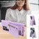 Samsung Galaxy S24 Ultra 5G Crossbody Lanyard Zipper Wallet Leather Phone Case - Purple