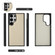 Samsung Galaxy S24 Ultra 5G Crossbody Multi-functional Zipper Wallet Litchi Leather Phone Case - Beige