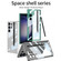 Samsung Galaxy S24 Ultra 5G GKK Space Frame Transparent PC + TPU Phone Case with Pen - Transparent Samsung Galaxy S24 Ultra 5G GKK Space Frame Transparent PC + TPU Phone Case with Pen - Transparent