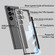 Samsung Galaxy S24 Ultra 5G GKK Space Frame Transparent PC + TPU Phone Case with Pen - Transparent Samsung Galaxy S24 Ultra 5G GKK Space Frame Transparent PC + TPU Phone Case with Pen - Transparent
