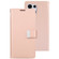 Samsung Galaxy S24 Ultra 5G GOOSPERY RICH DIARY Crazy Horse Texture Leather Phone Case - Rose Gold